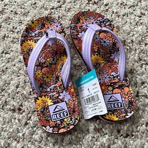 Reef Flip Flops Size Kids 1 NWT